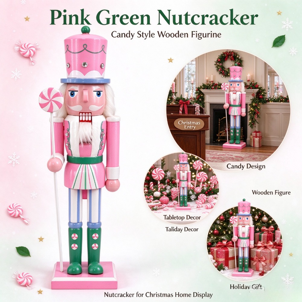 Nutcracker Figurine - 14 Inch Wooden Thanksgiving Nutcracker Soldier