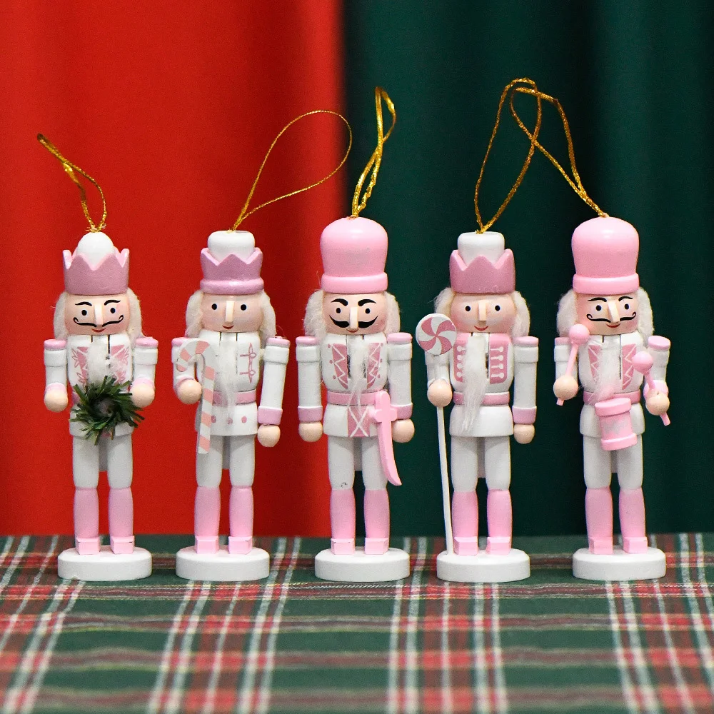 5pcs 12cm Pink Nutcracker Pupp - Nutcracker Figurine review and price