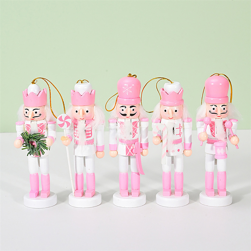 5pcs 12cm Pink Nutcracker Pupp - Nutcracker Figurine review and price