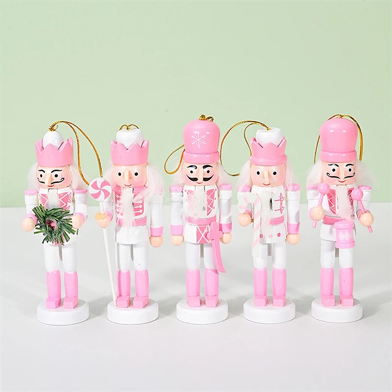 5pcs 12cm Pink Nutcracker Pupp - Nutcracker Figurine review and price