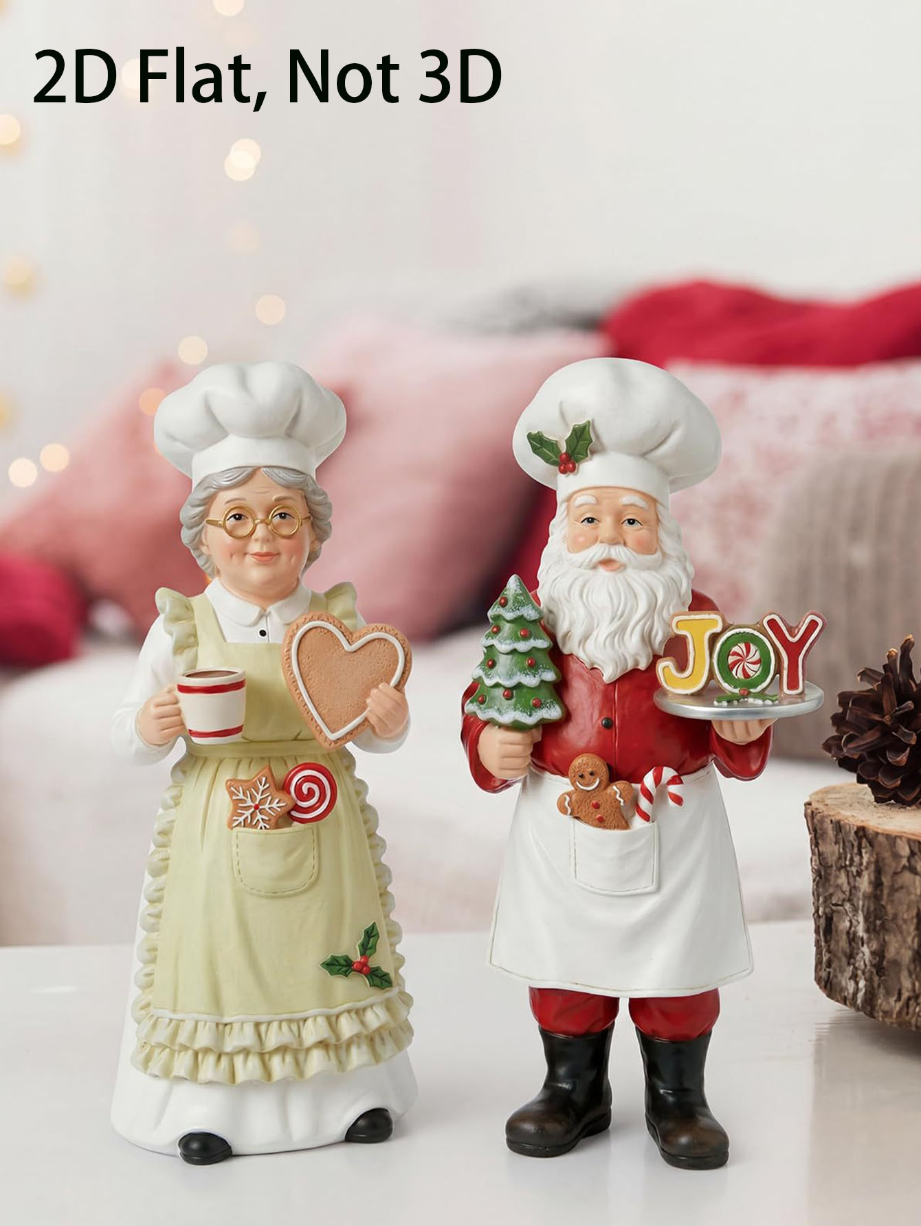 2-Piece Set of Chef Santa Clau - Nutcracker Figurine review and price