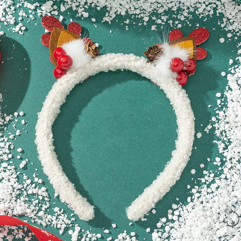 1 pc Christmas Headband Plush  - Reindeer Antlers Headband review and price