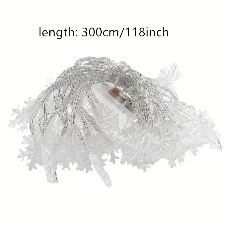 3m LED Snowflake Curtain Light - Led Fairy String Lights review and price