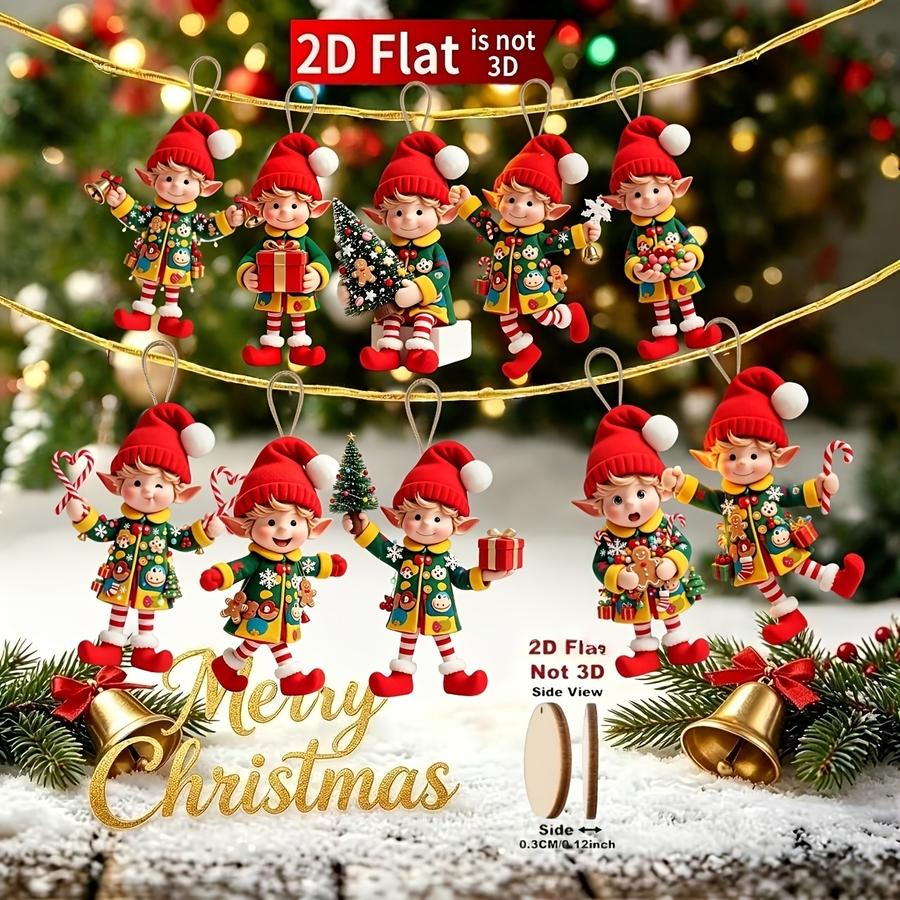 1/5/10/20/50/100pcs 2D Flat, 1 - Christmas Tree Artificial review and price