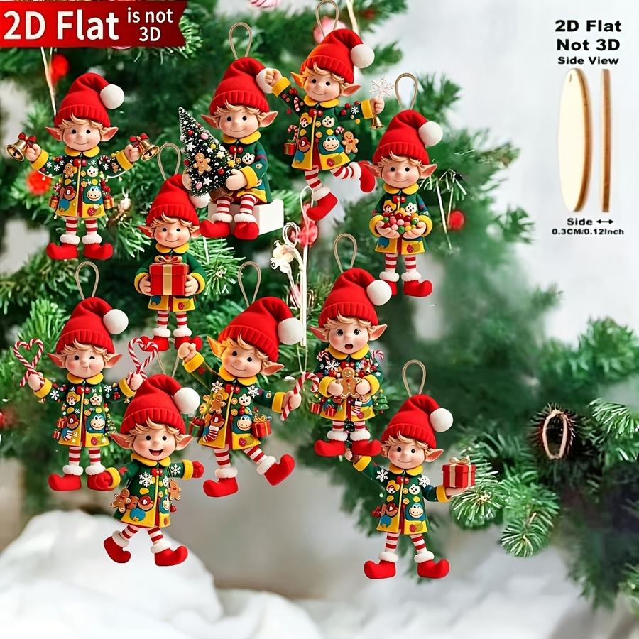 1/5/10/20/50/100pcs 2D Flat, 1 - Christmas Tree Artificial review and price