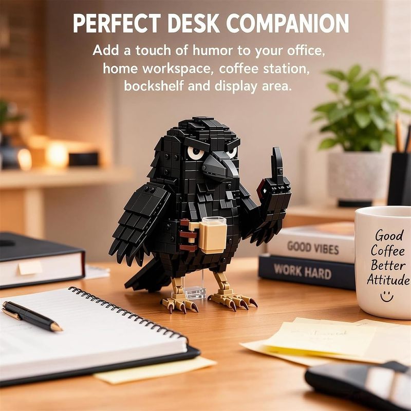 Sarcastic Crow Building Block  - Lego Set Technic review and price