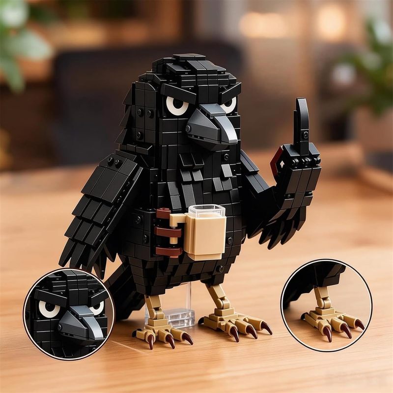 Sarcastic Crow Building Block  - Lego Set Technic review and price