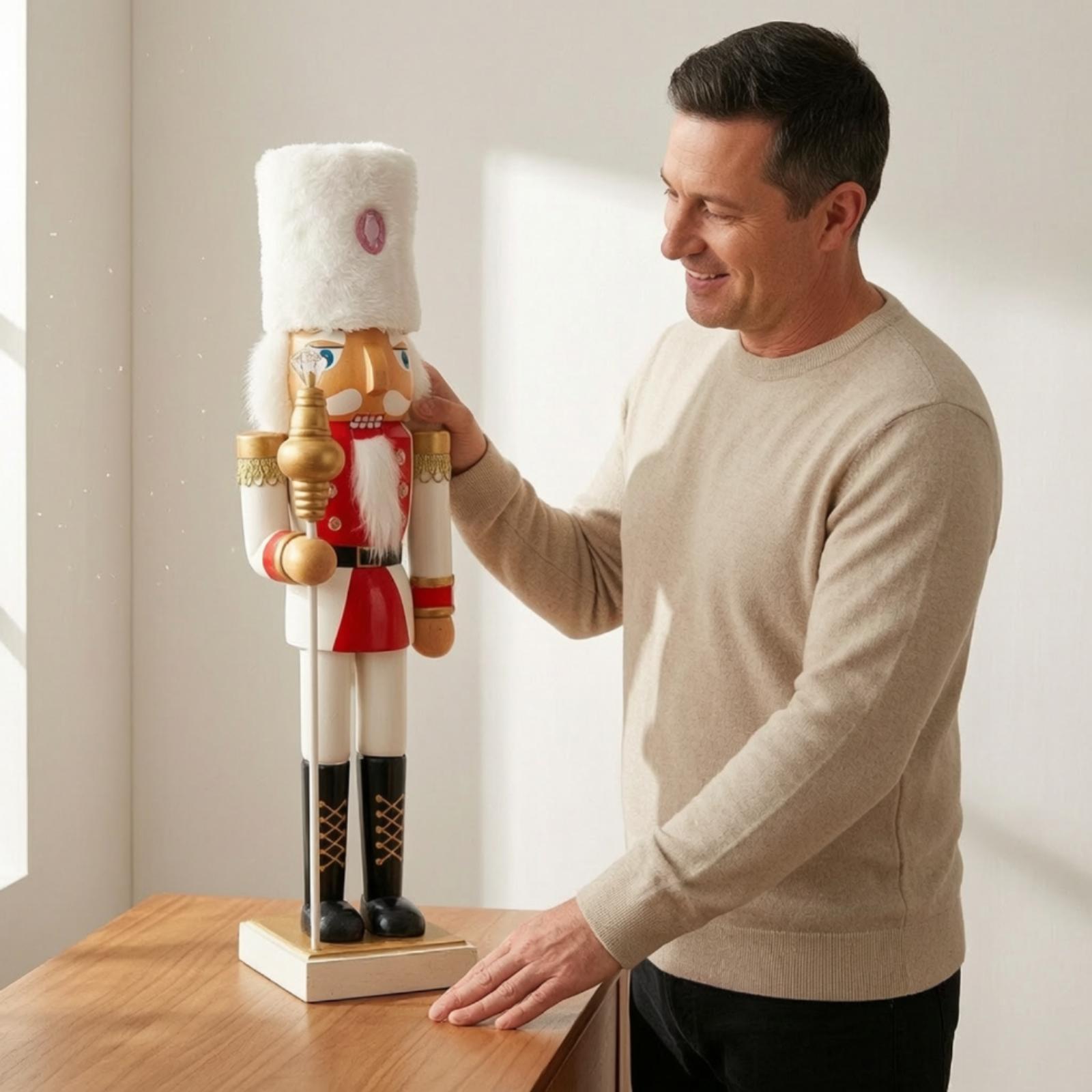 50 Cm Wooden Nutcracker Figuri - Nutcracker Figurine review and price
