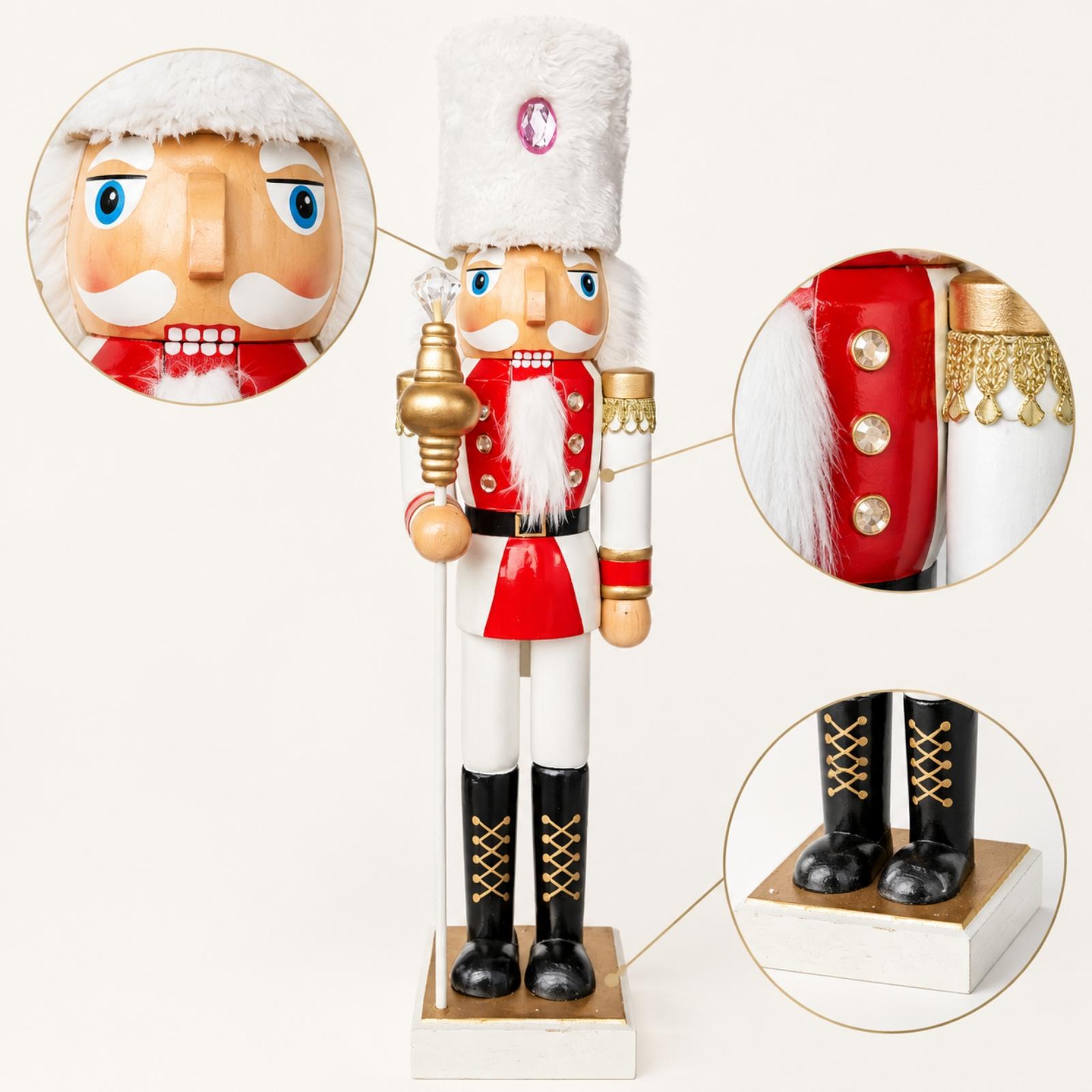 50 Cm Wooden Nutcracker Figuri - Nutcracker Figurine review and price