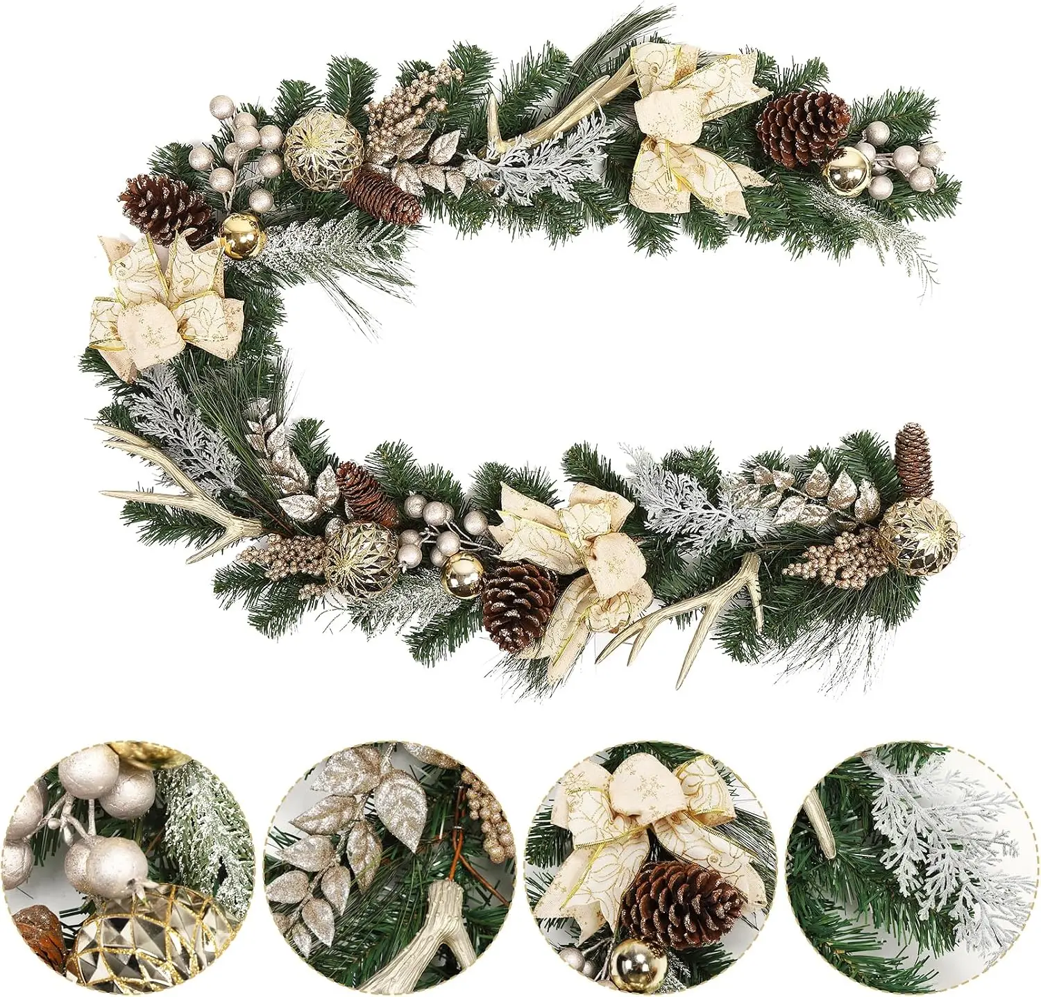 Garvee 6 ft Pre-Lit Christmas  - Led Fairy String Lights review and price