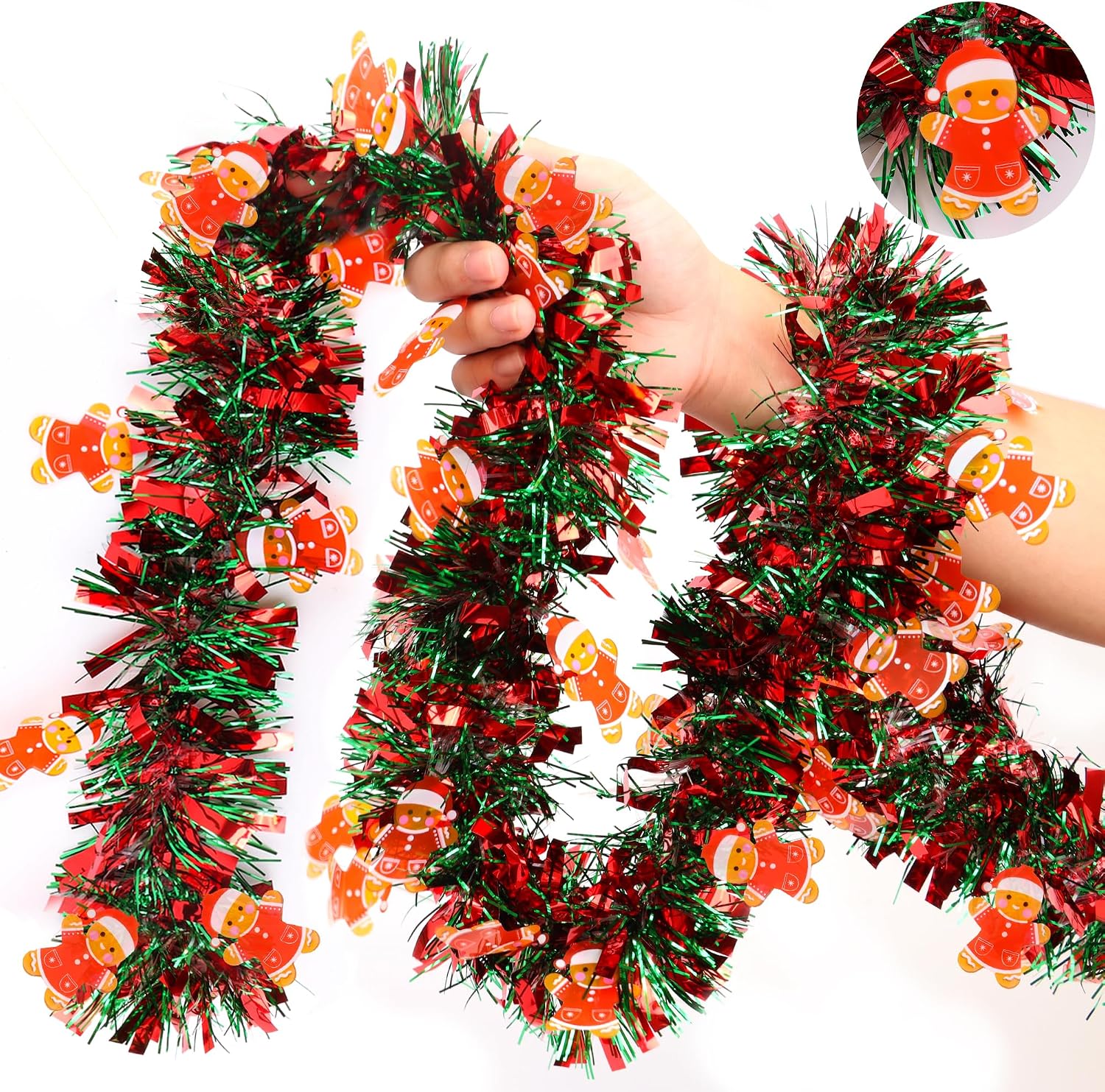 Christmas Garland Decorations  - Tinsel Garland Decoration review and price