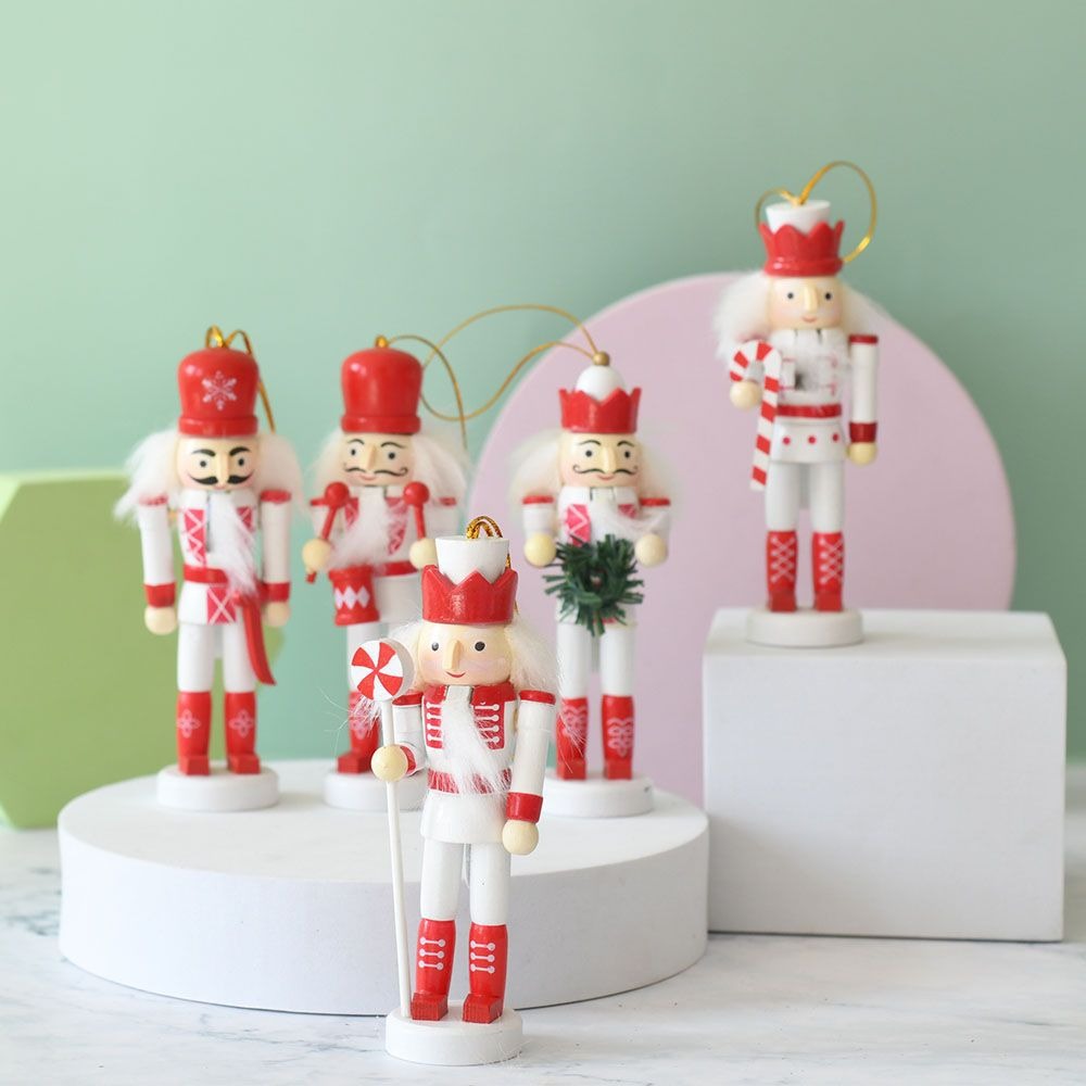 5PCS Merry Christmas Handicraf - Nutcracker Figurine review and price