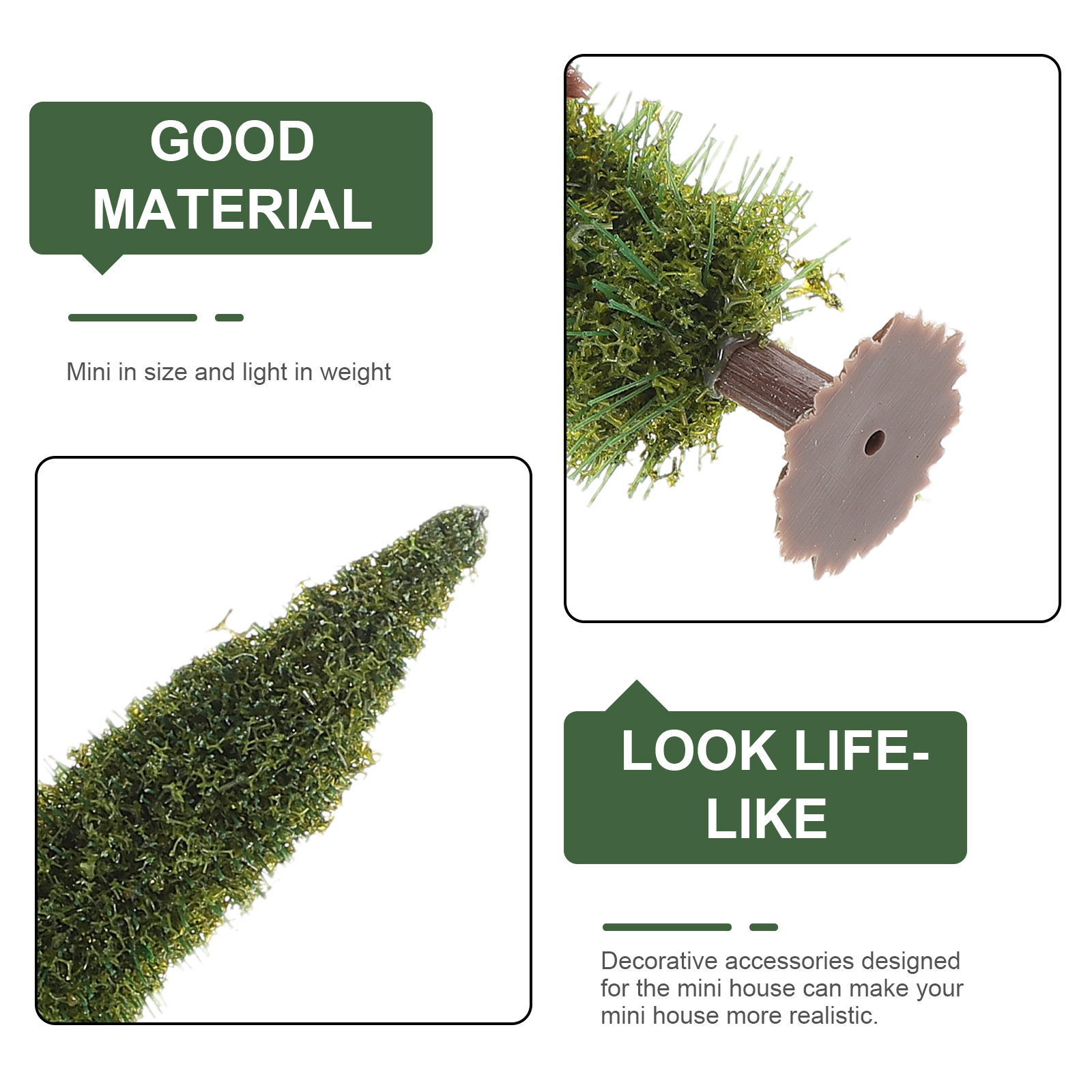 10Pcs Miniature Simulation Pin - Christmas Tree Artificial review and price