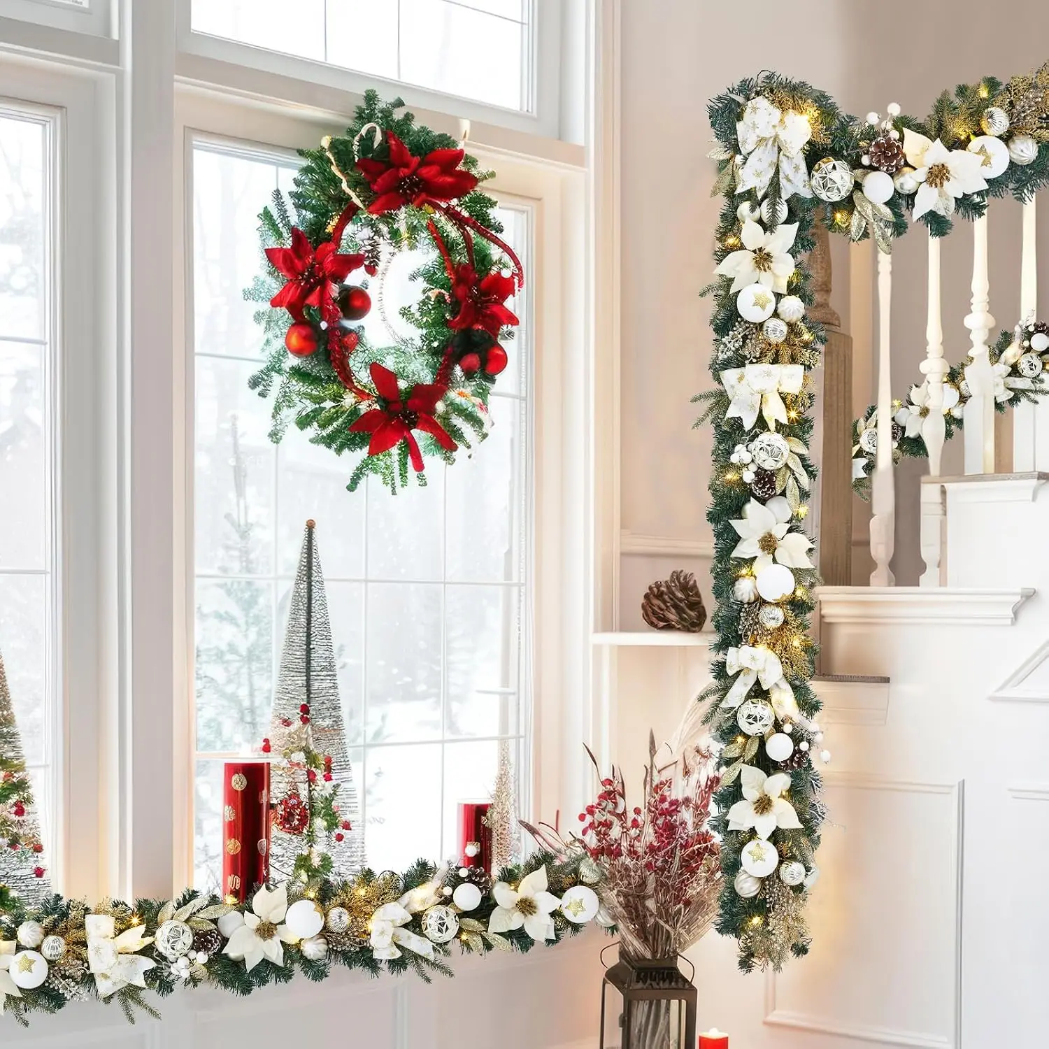 Garvee 6ft Pre-Lit Christmas G - Led Fairy String Lights review and price