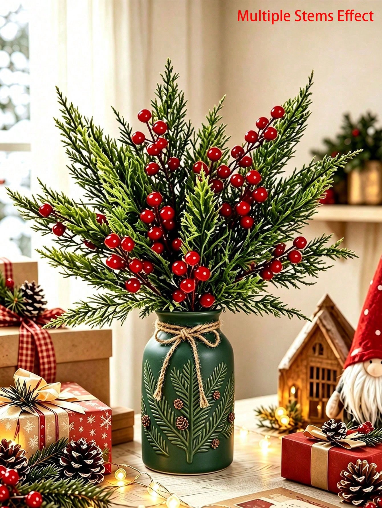 20pcs Artificial Pine Branches - Christmas Tree Artificial review and price