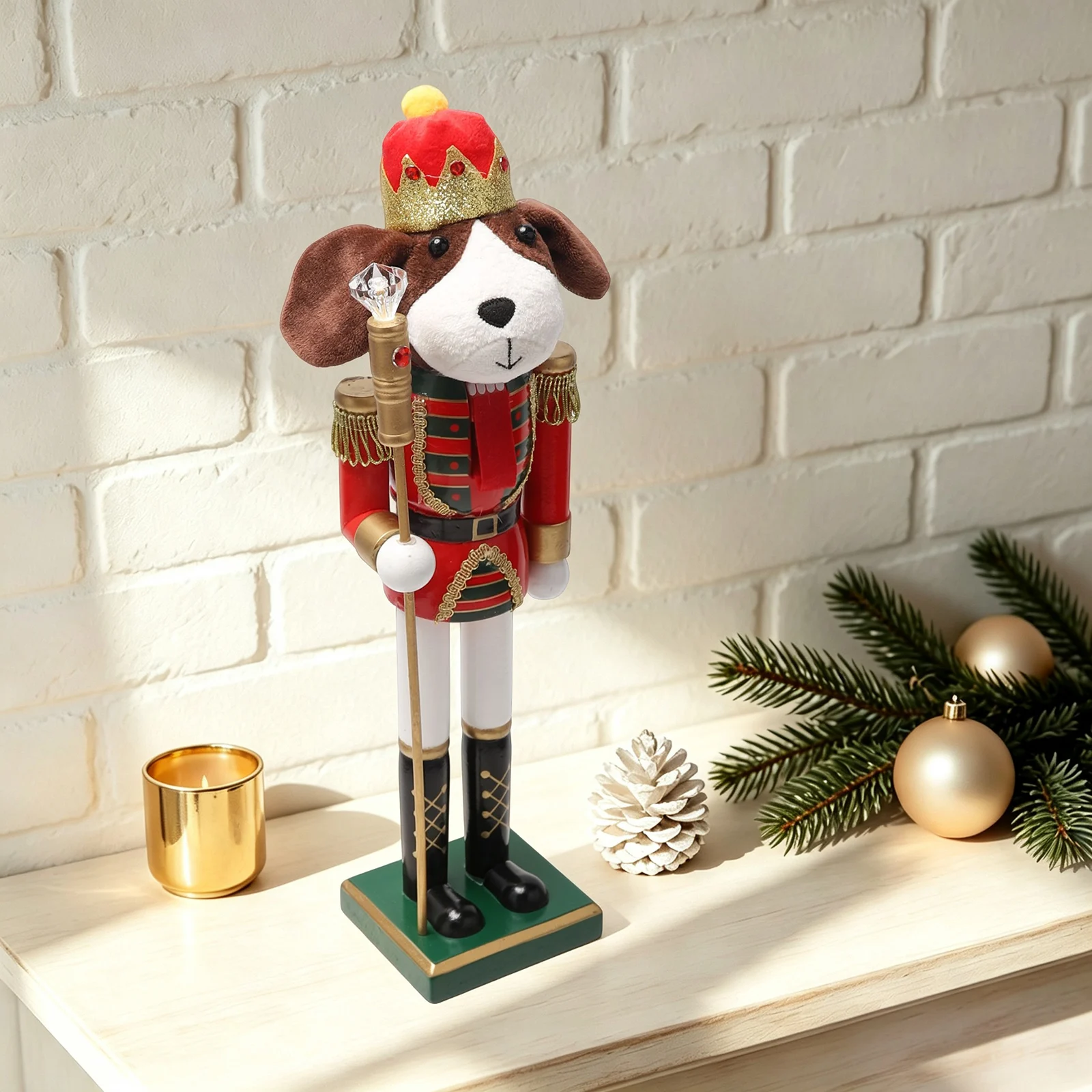 Dog Shaped Christmas Nutcracke - Nutcracker Figurine review and price