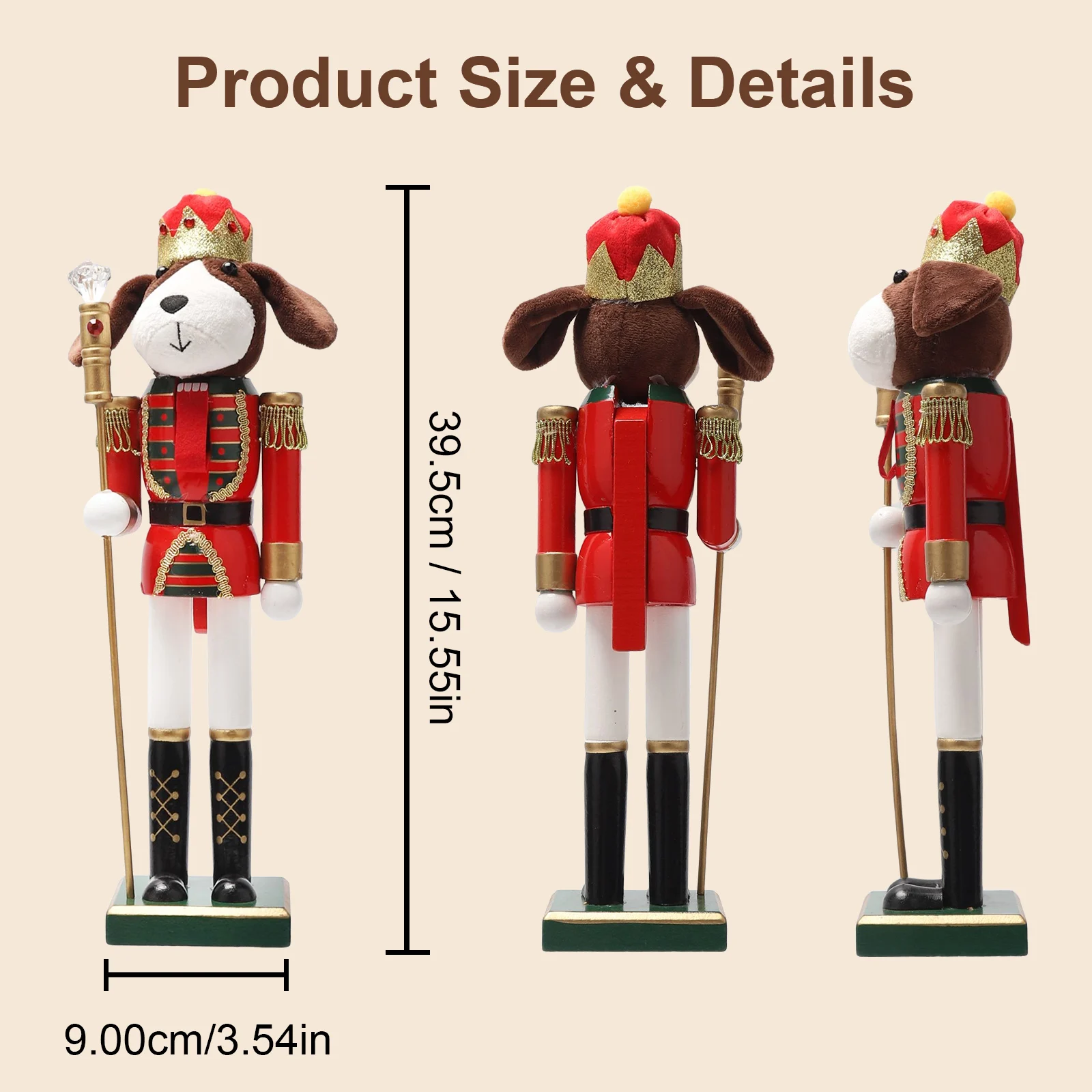 Dog Shaped Christmas Nutcracke - Nutcracker Figurine review and price
