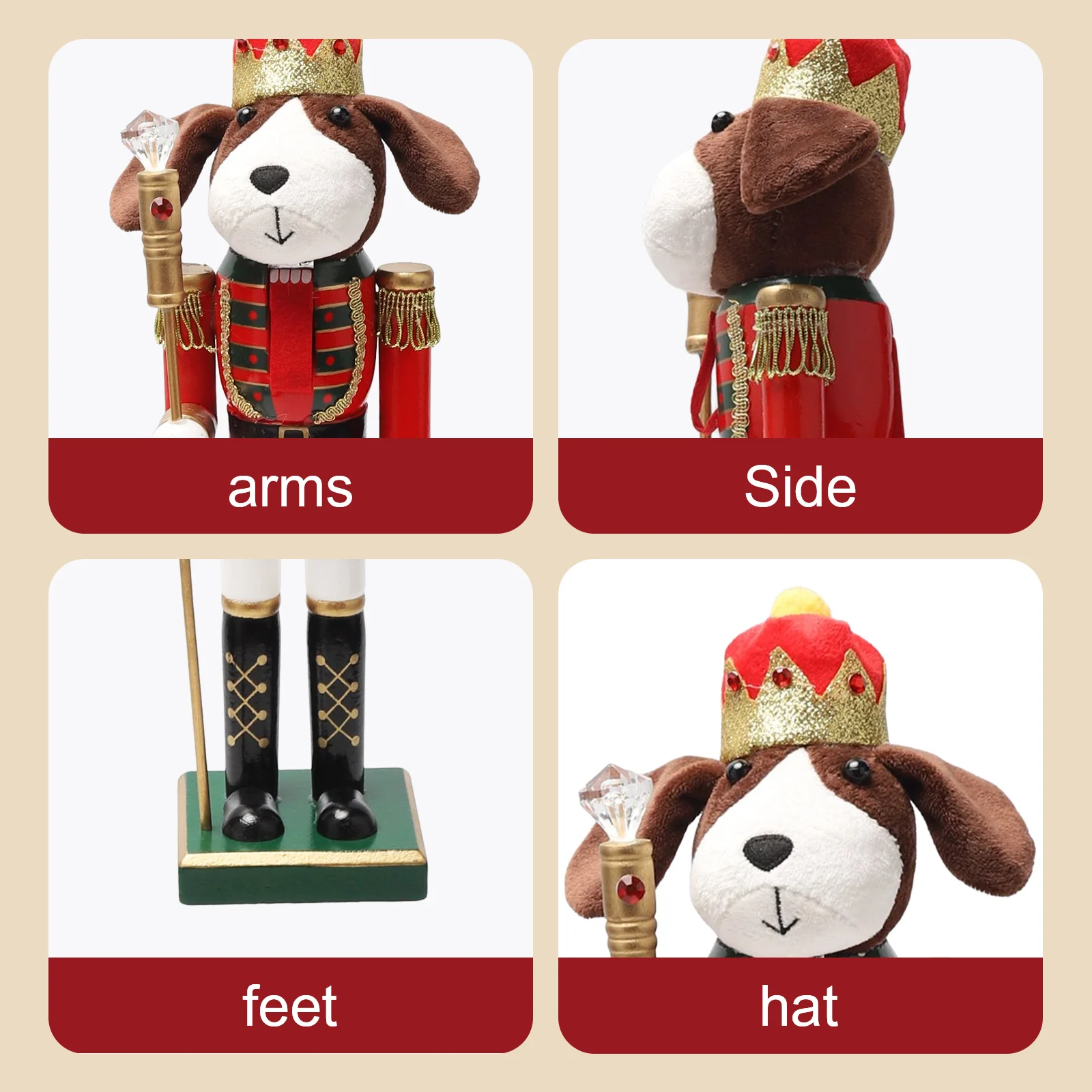 Dog Shaped Christmas Nutcracke - Nutcracker Figurine review and price