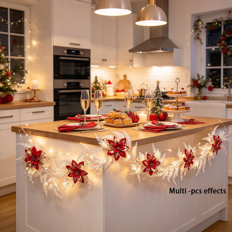White Christmas Garland with R - Led Fairy String Lights review and price