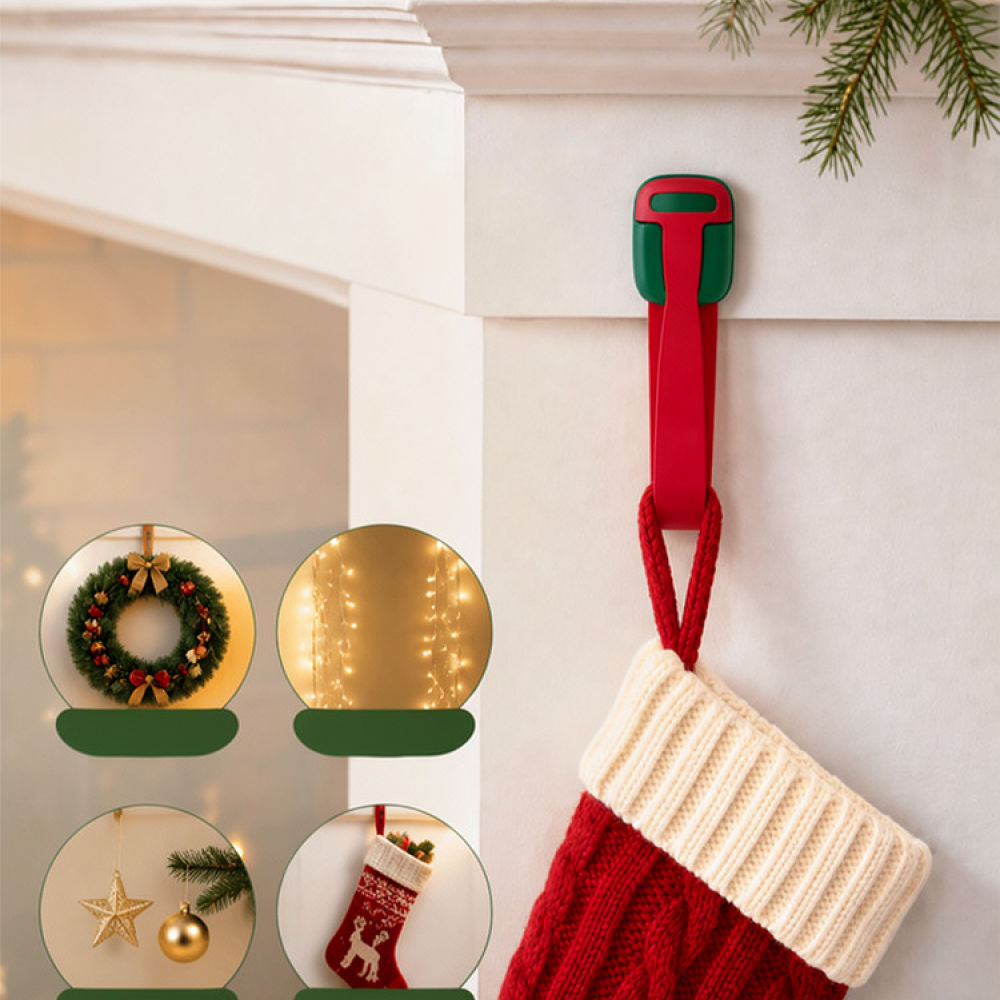 Reusable Silicone Christmas Ha - Christmas Stocking Hanging review and price